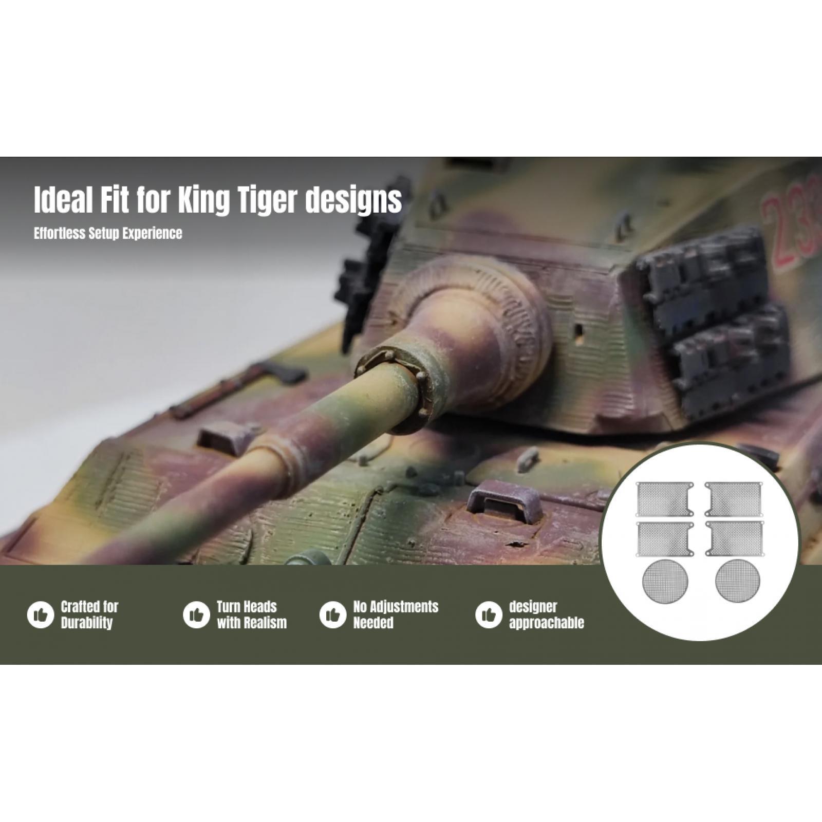 Heng Long Rc Tank 1/16 Upgrade Metal - 1/16 Scale Metal Guard Plate Armored