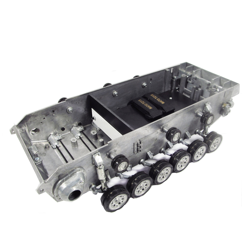 Mato 1/16 Metal tank chassis k - Rc Tank Metal Road Wheels Suspension recension och pris