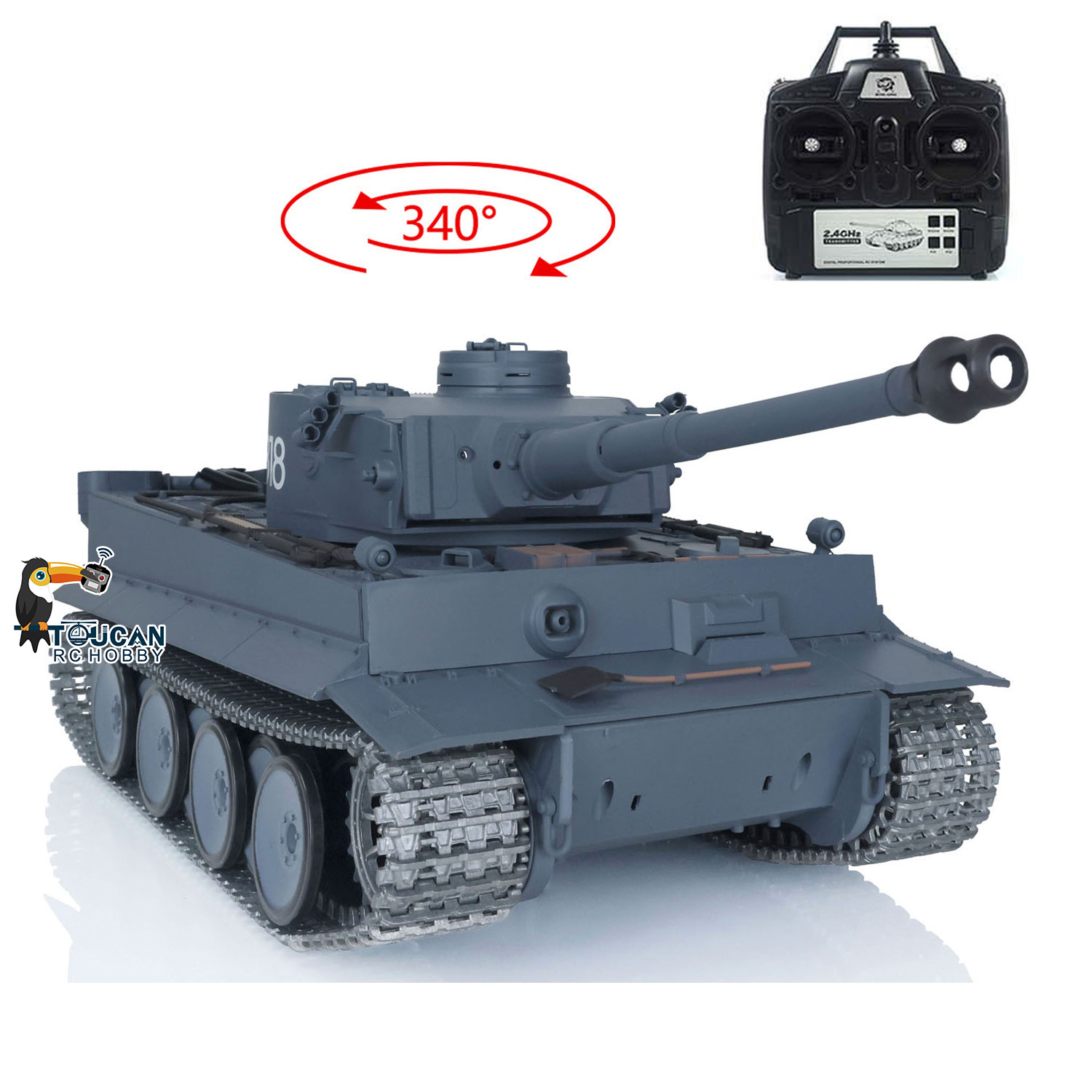 US Stock RC Tank 3818 Heng Lon - Heng Long Rc Tank 1/16 Upgrade Metal recension och pris